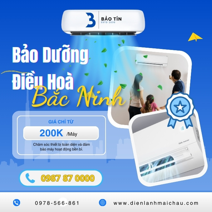Bảo dưỡng điều hoà Bắc Ninh